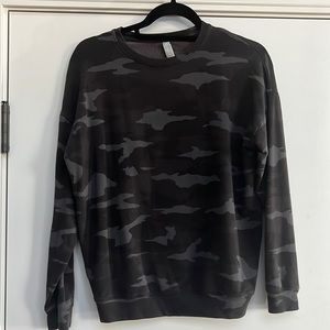Athleta camo sweatshirt
